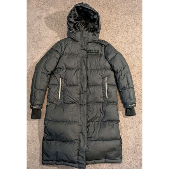 NBA Primary Golden State Warriors Duck Down Puffer Parka Jacket Men's Small - Picture 1 of 10